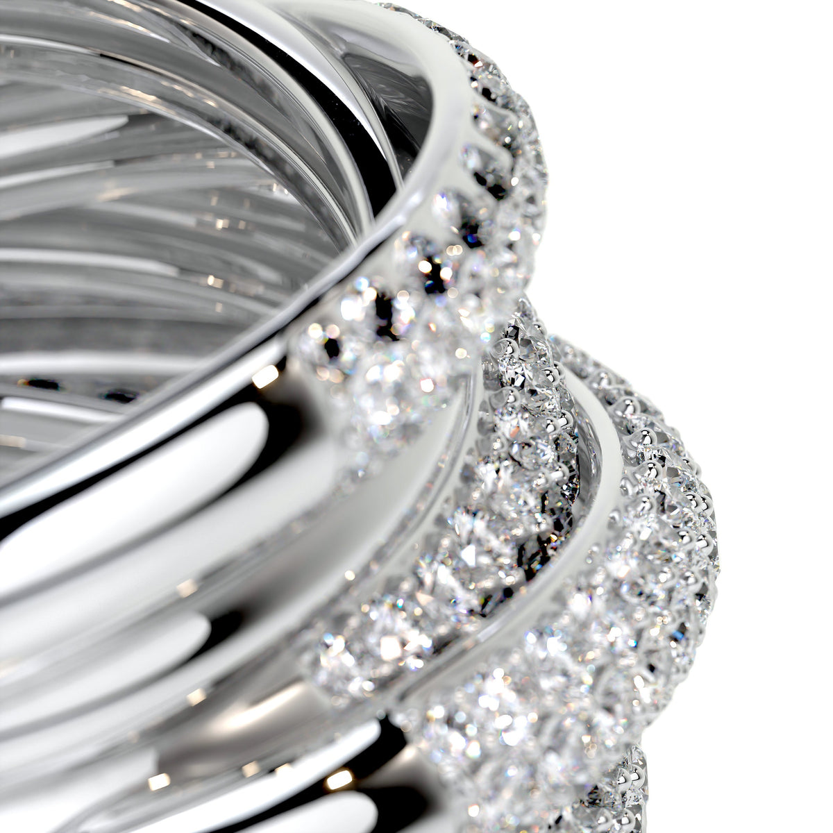 Anillo mil tiras - plateado