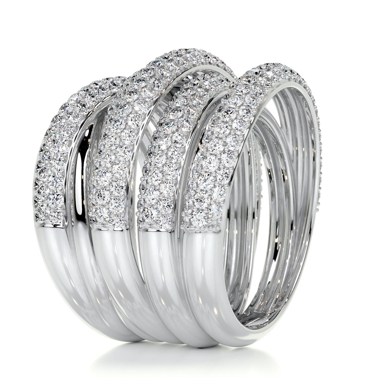 Anillo mil tiras - plateado