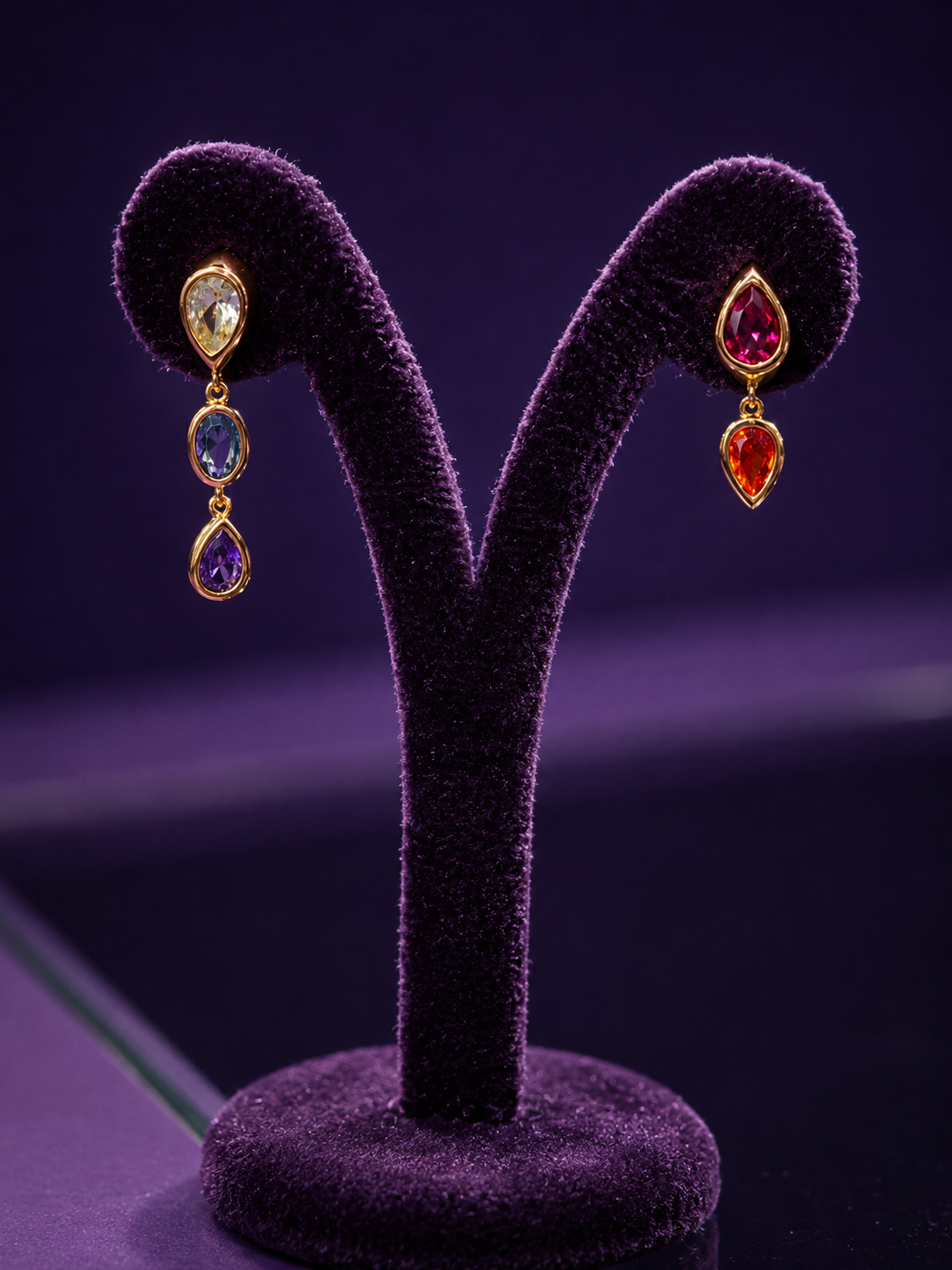 Asymmetric Emerald Drops