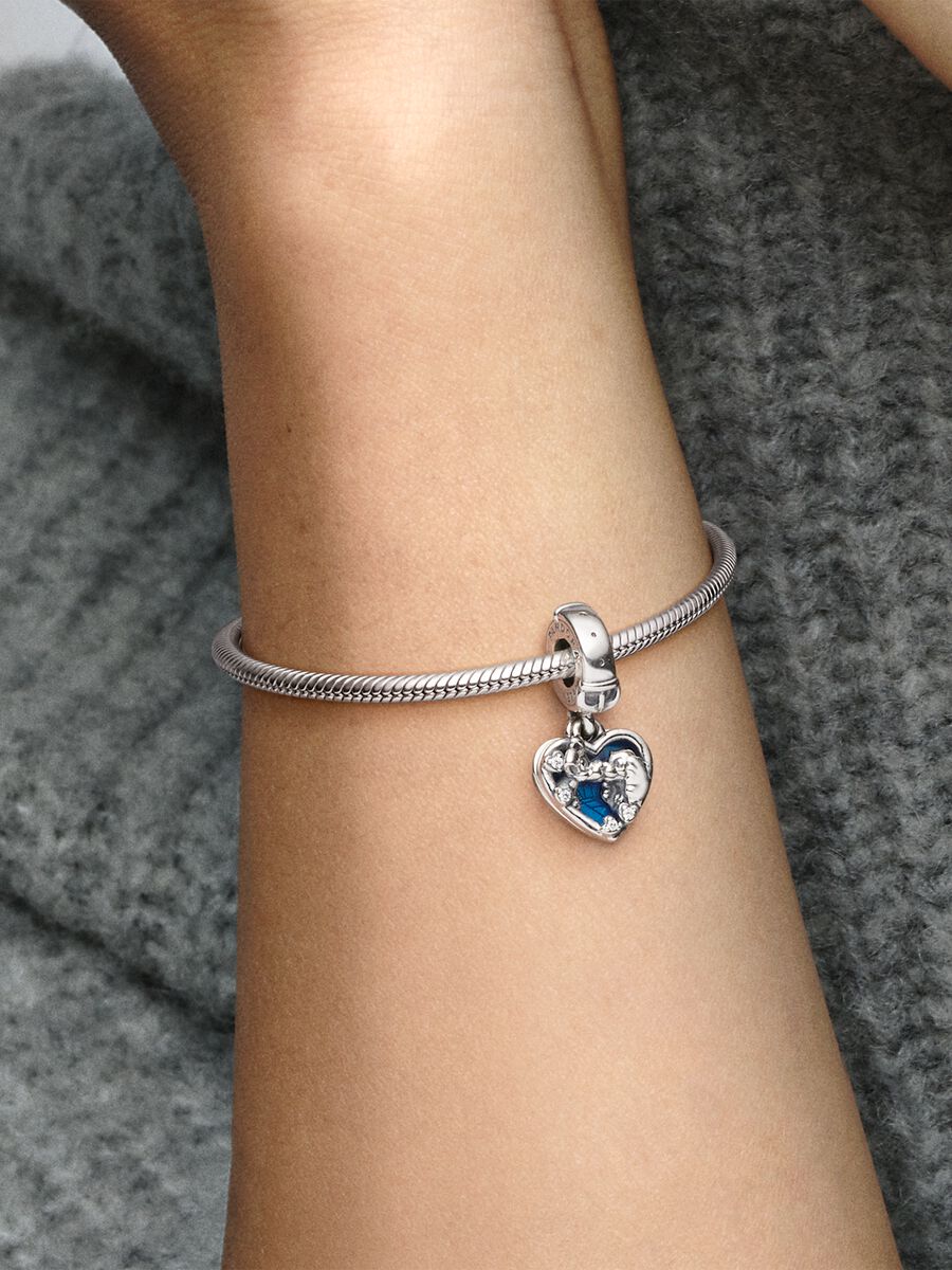 Charm de plata 925 - los opuestos se atraen