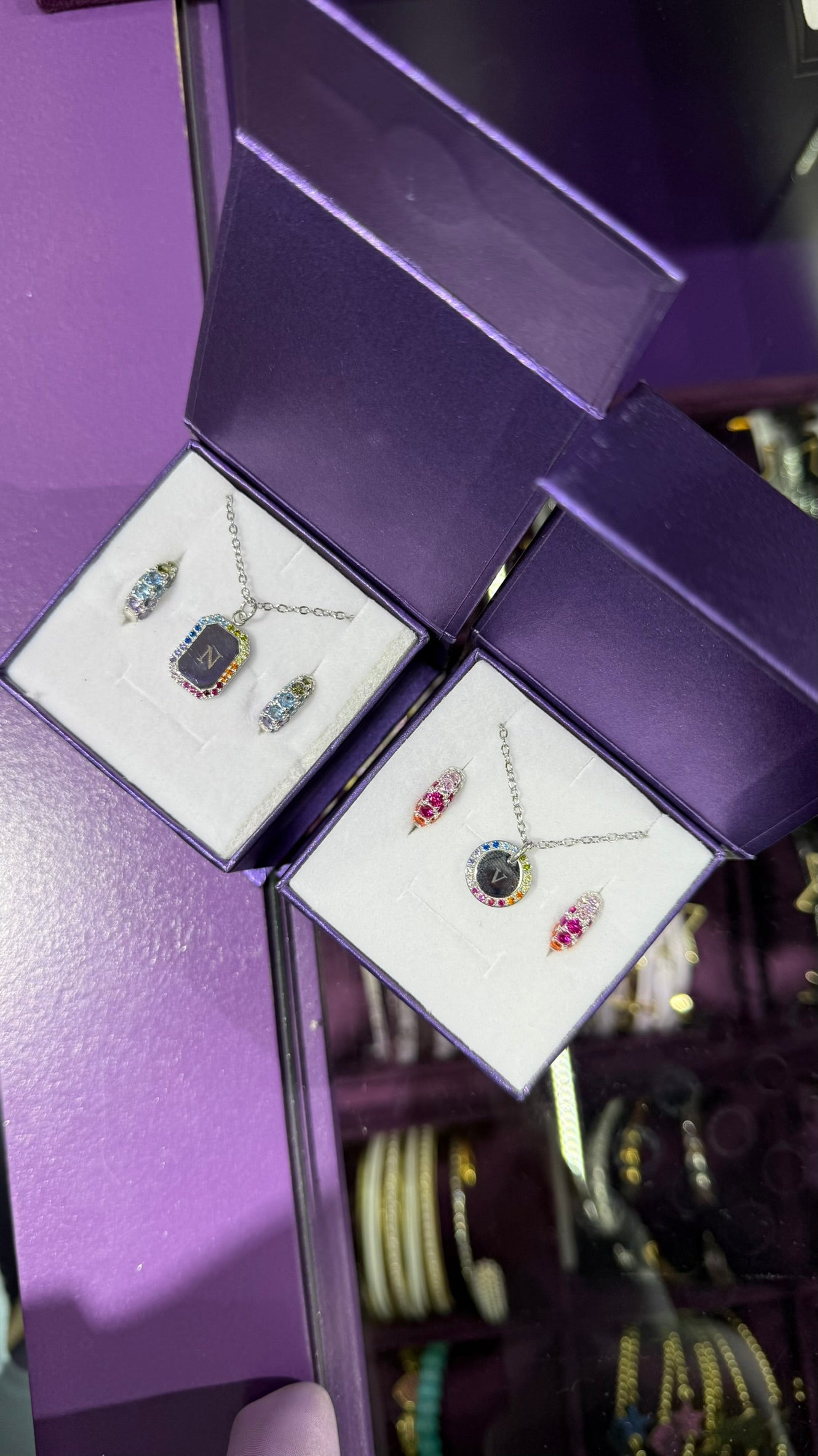 Placa rectangular para personalizar con láser - Rainbow Cuff