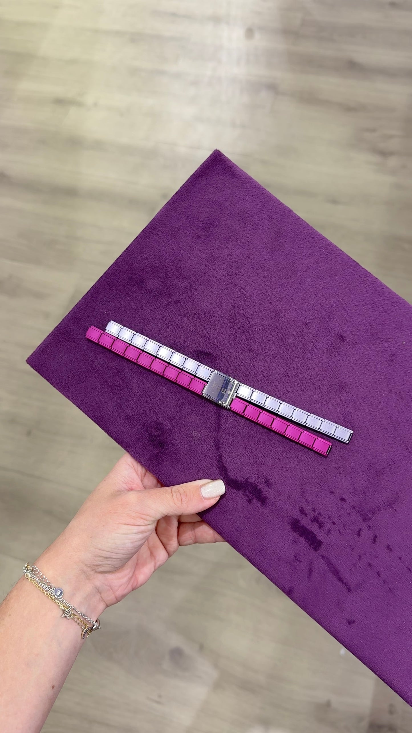 Italian Bracelet personalizado - doble