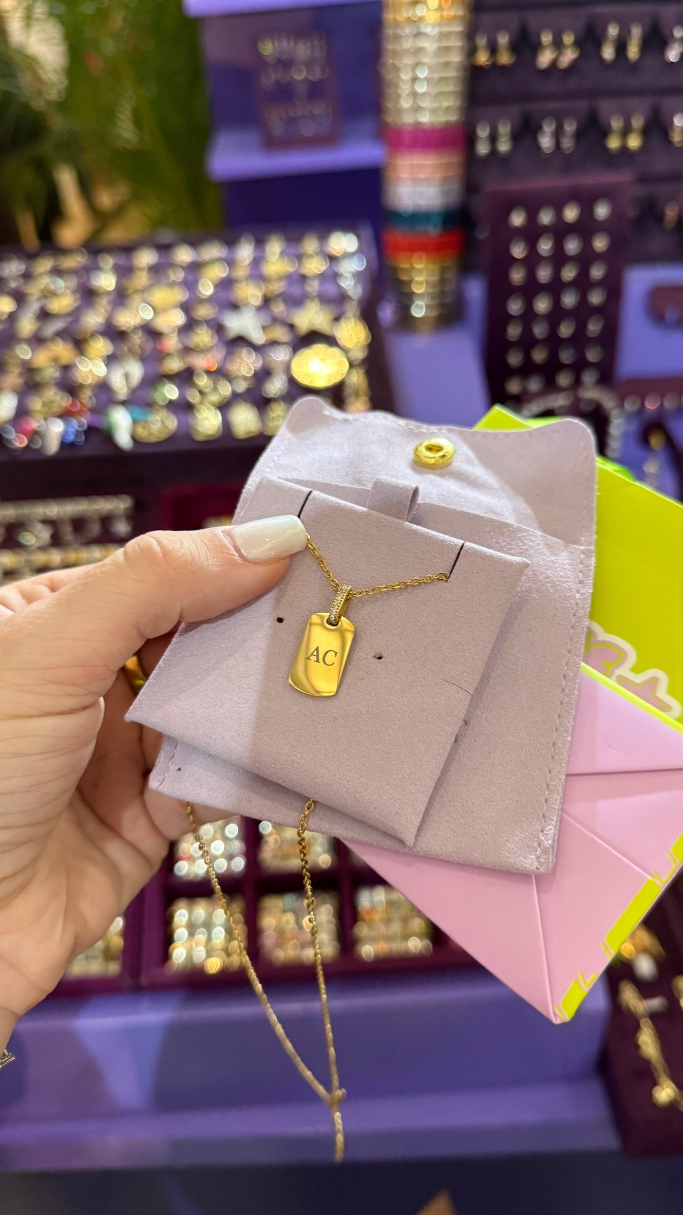 Placa para personalizar con láser - mini!