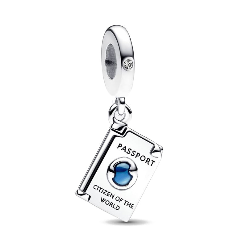 Charm de plata 925 - pasaporte