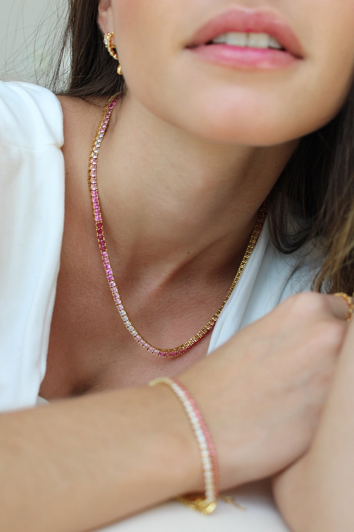 Pink Glow Collar