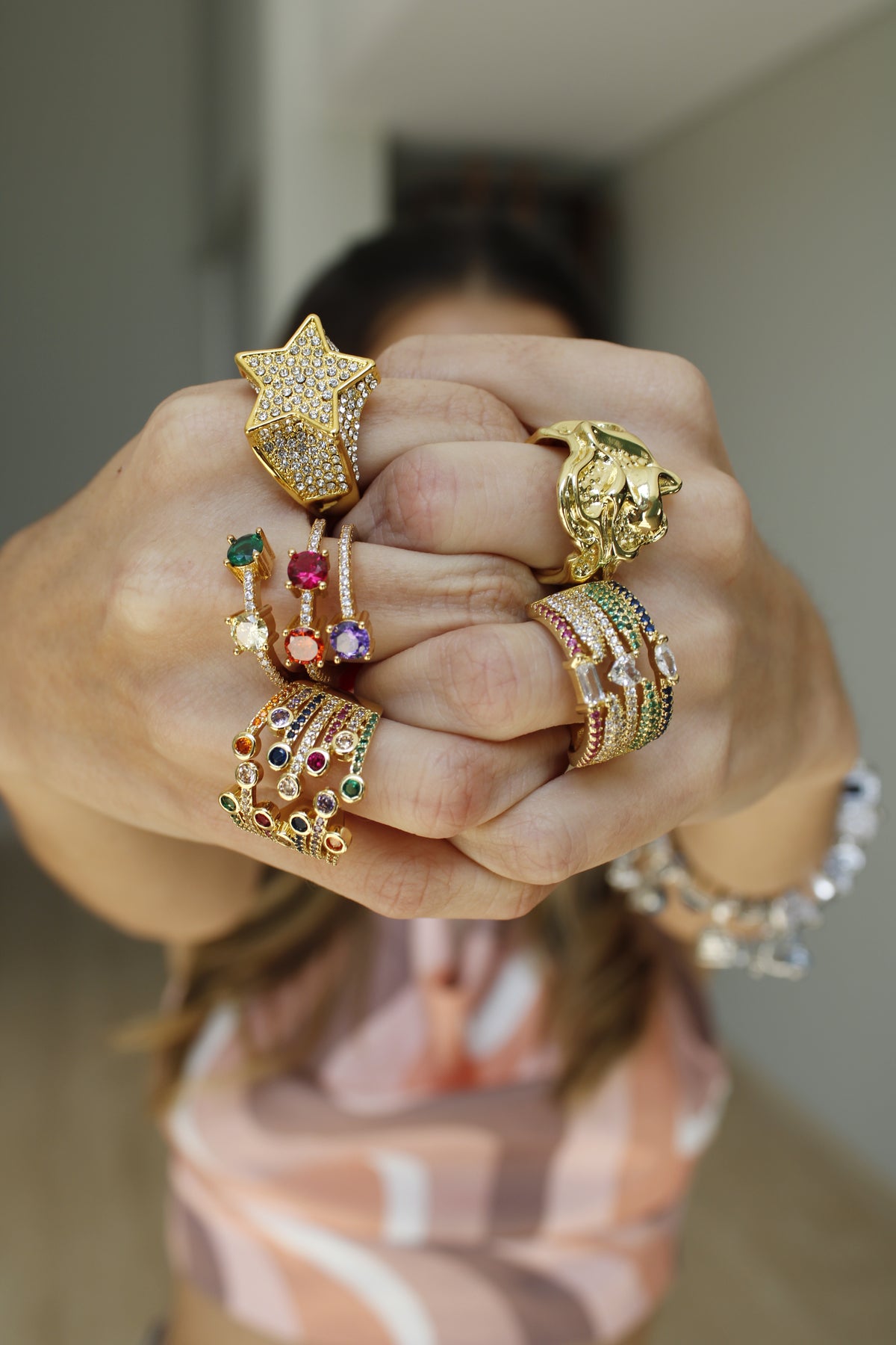 Anillo mil puntos multicolor / Last pieces ⚡️