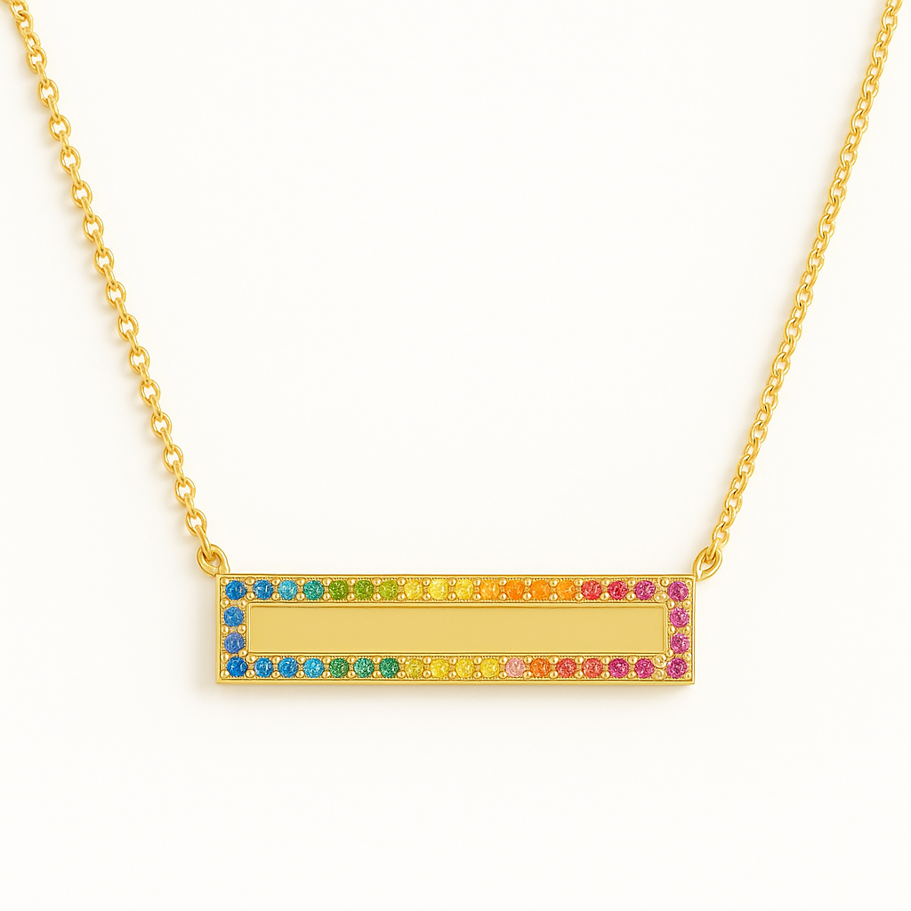 Placa para personalizar con láser multicolor