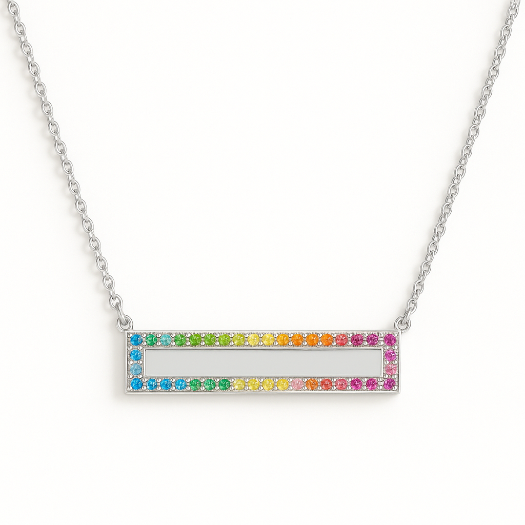 Placa para personalizar con láser multicolor