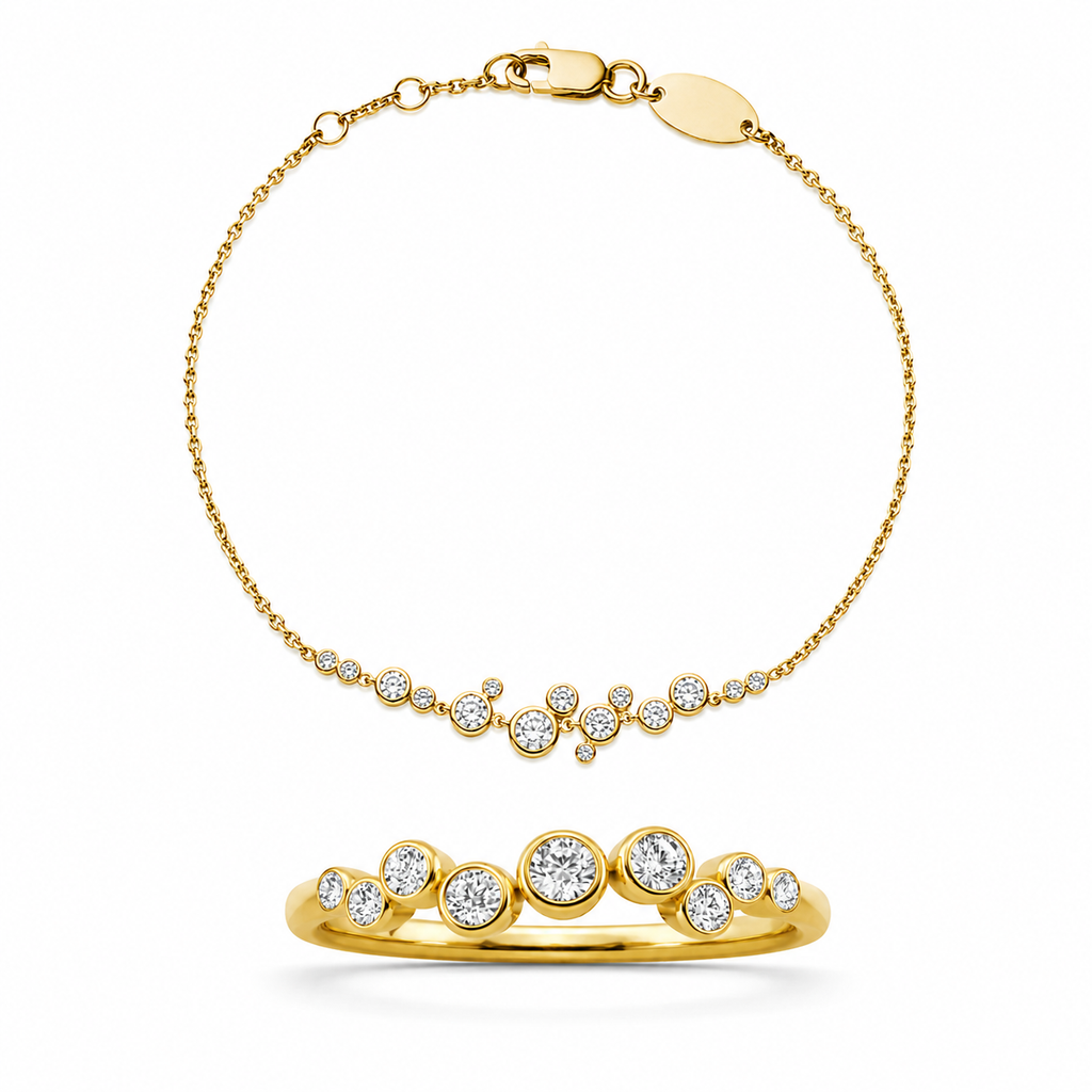 Set Spark Dots Classic- Plata de ley 925