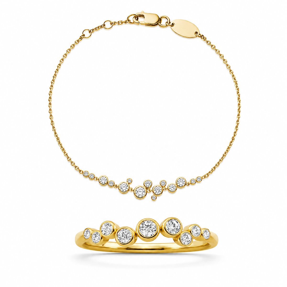 Set Spark Dots Classic- Plata de ley 925