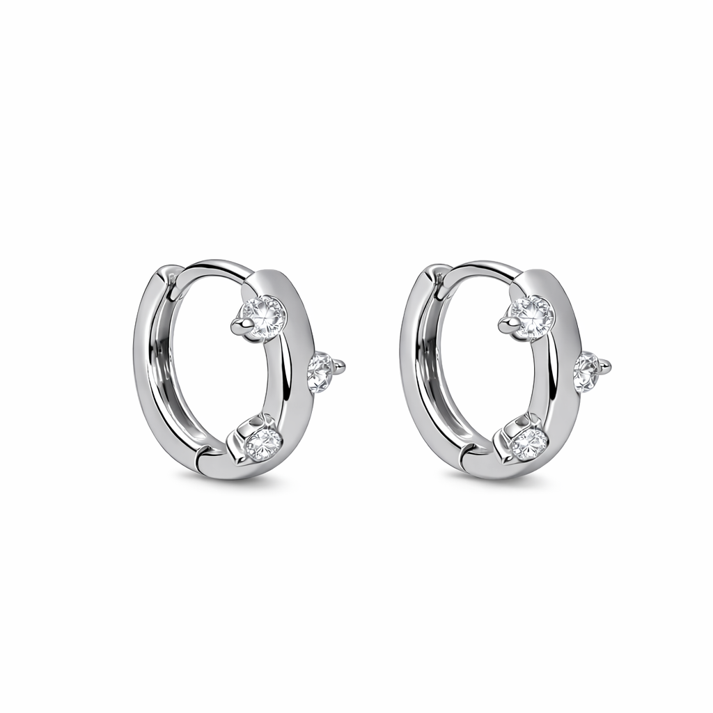 Trinity Hoops - Plata de Ley 925