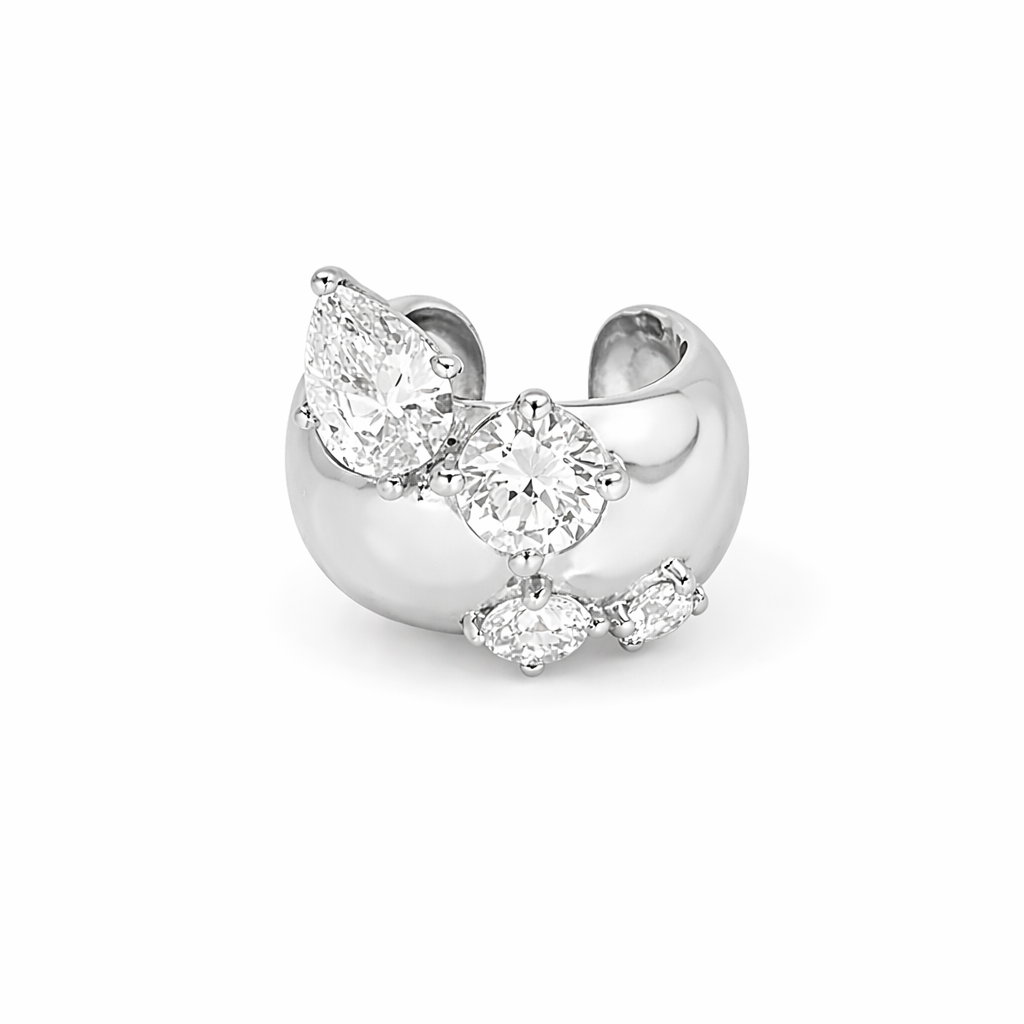 Lumi Drop Ear cuff - PLATA 925