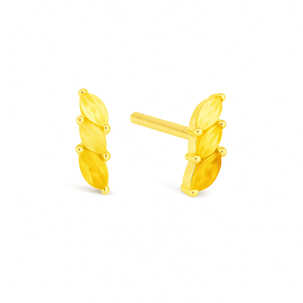 Stud Rainbow Cuff  - Plata de ley 925