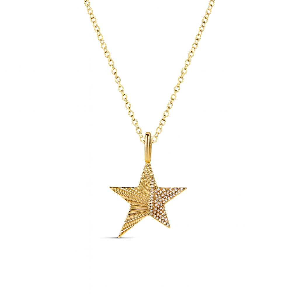 Collar de estrella asimétrica