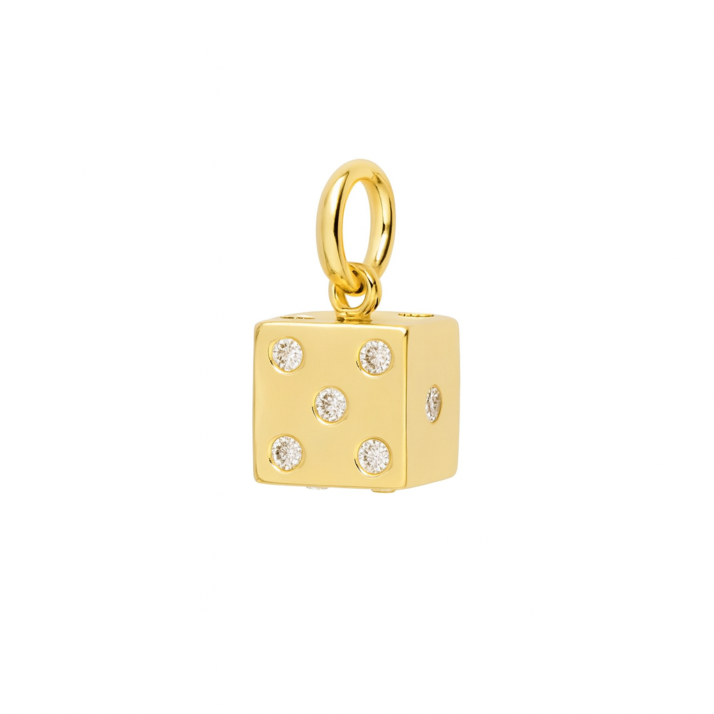 Dije de dado glam