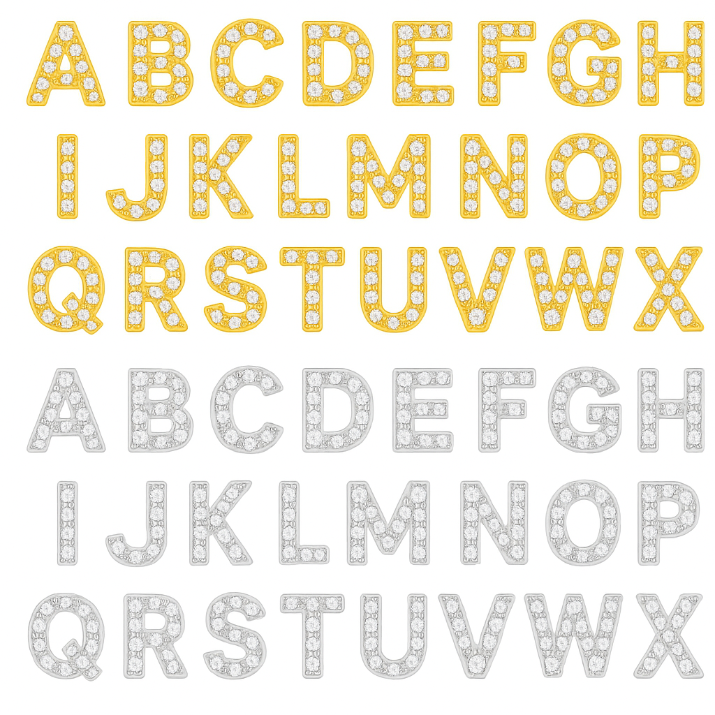 Stud de inicial - Plata de ley 925