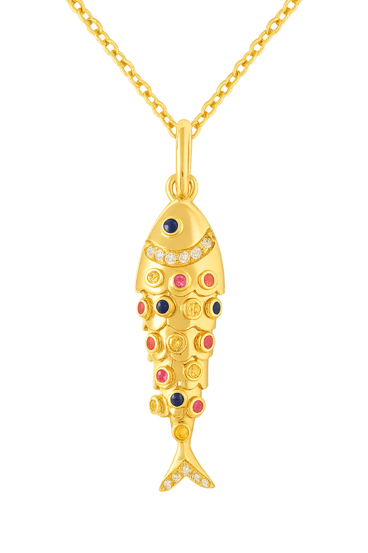 Collar de Pez multicolor