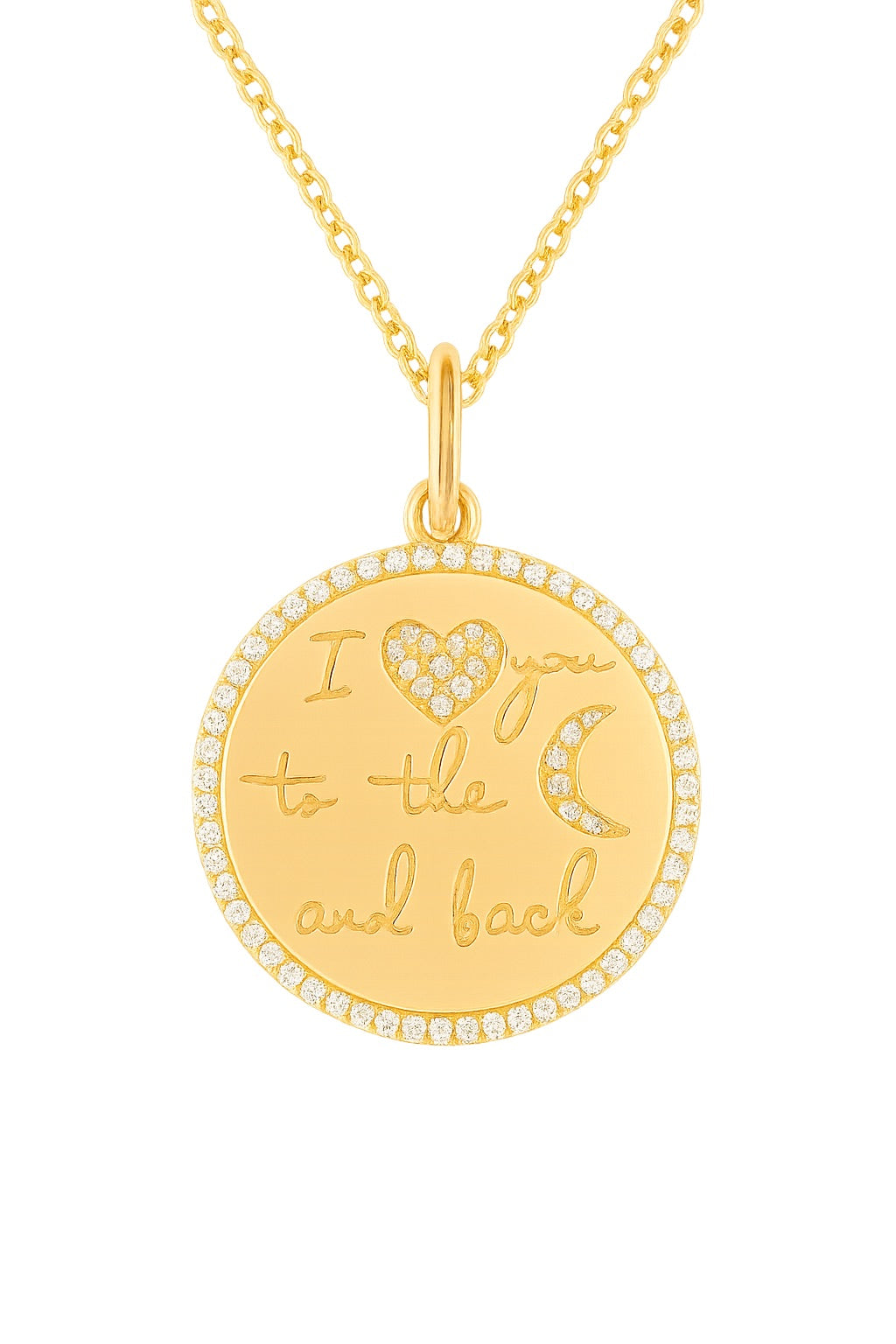 Collar I love you to the moon and back