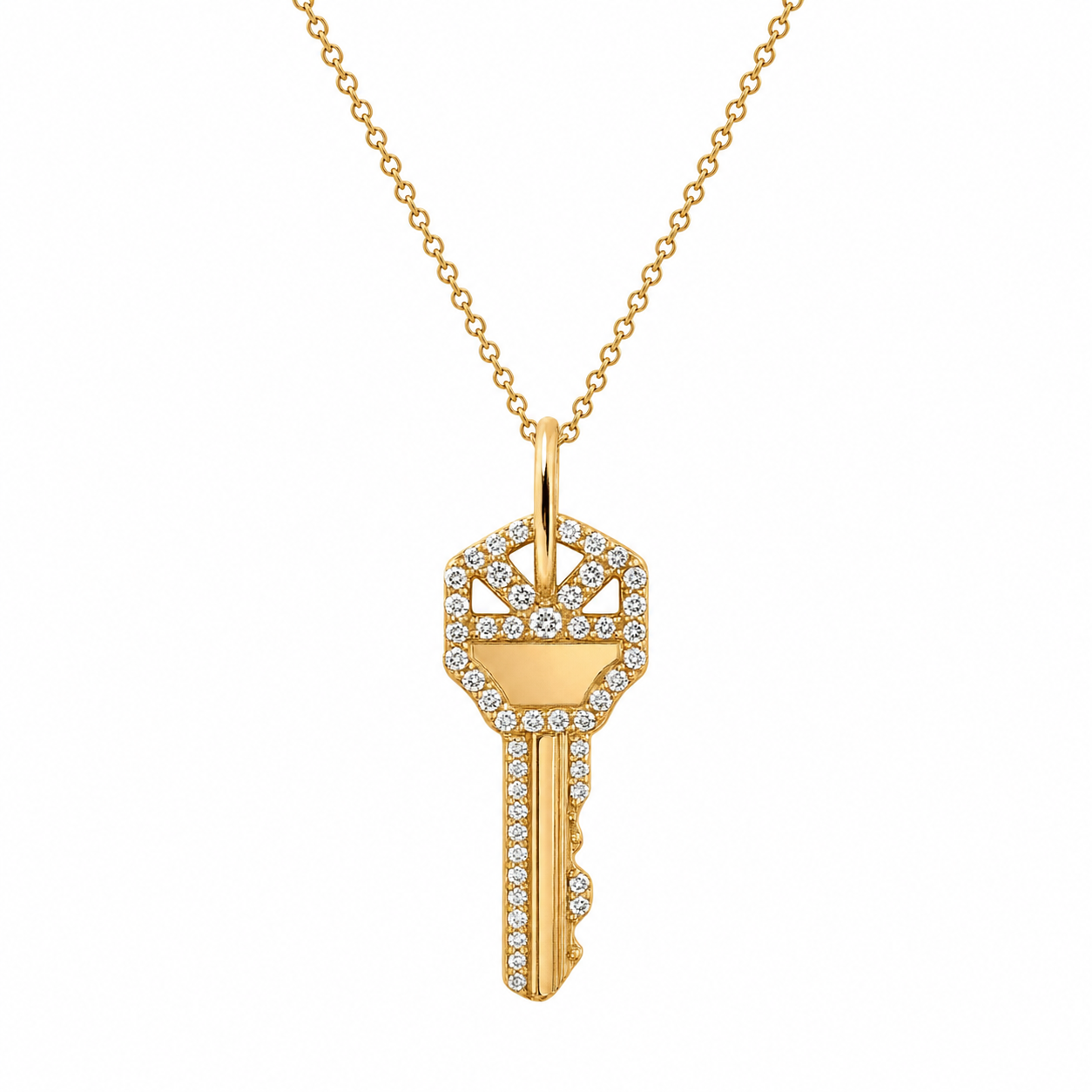 Collar de llave glam