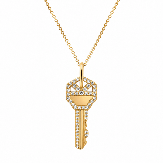 Collar de llave glam