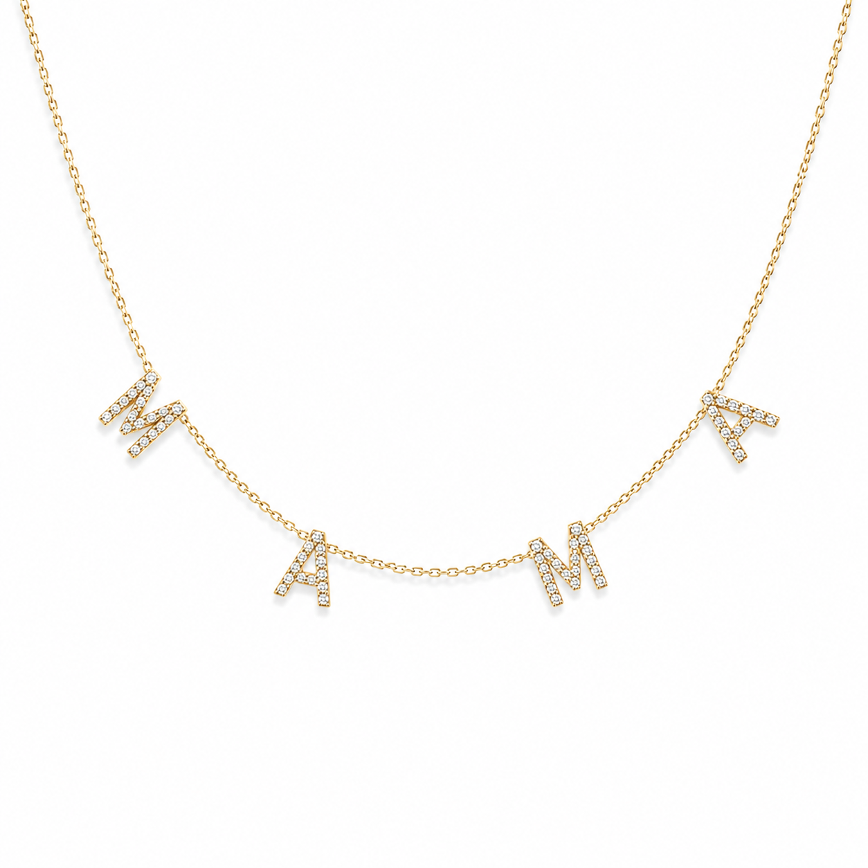 Collar MAMA brillos