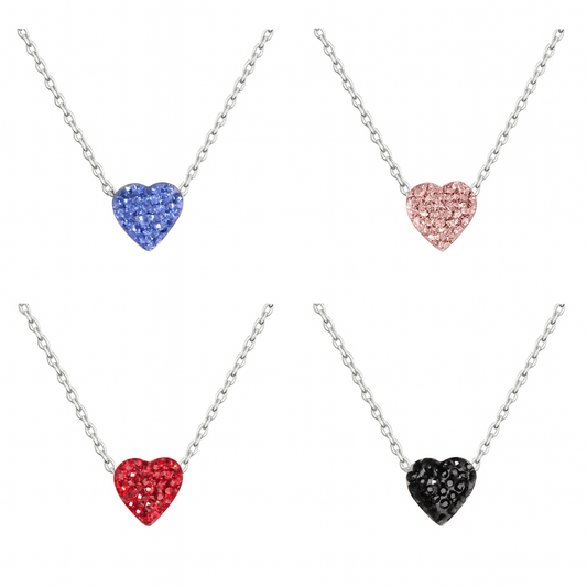 Mini heart - plateado
