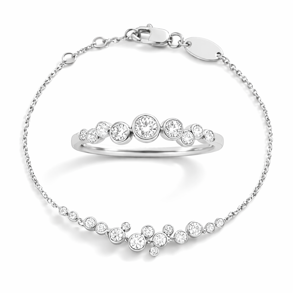 Spark Dots pulsera - PLATA 925