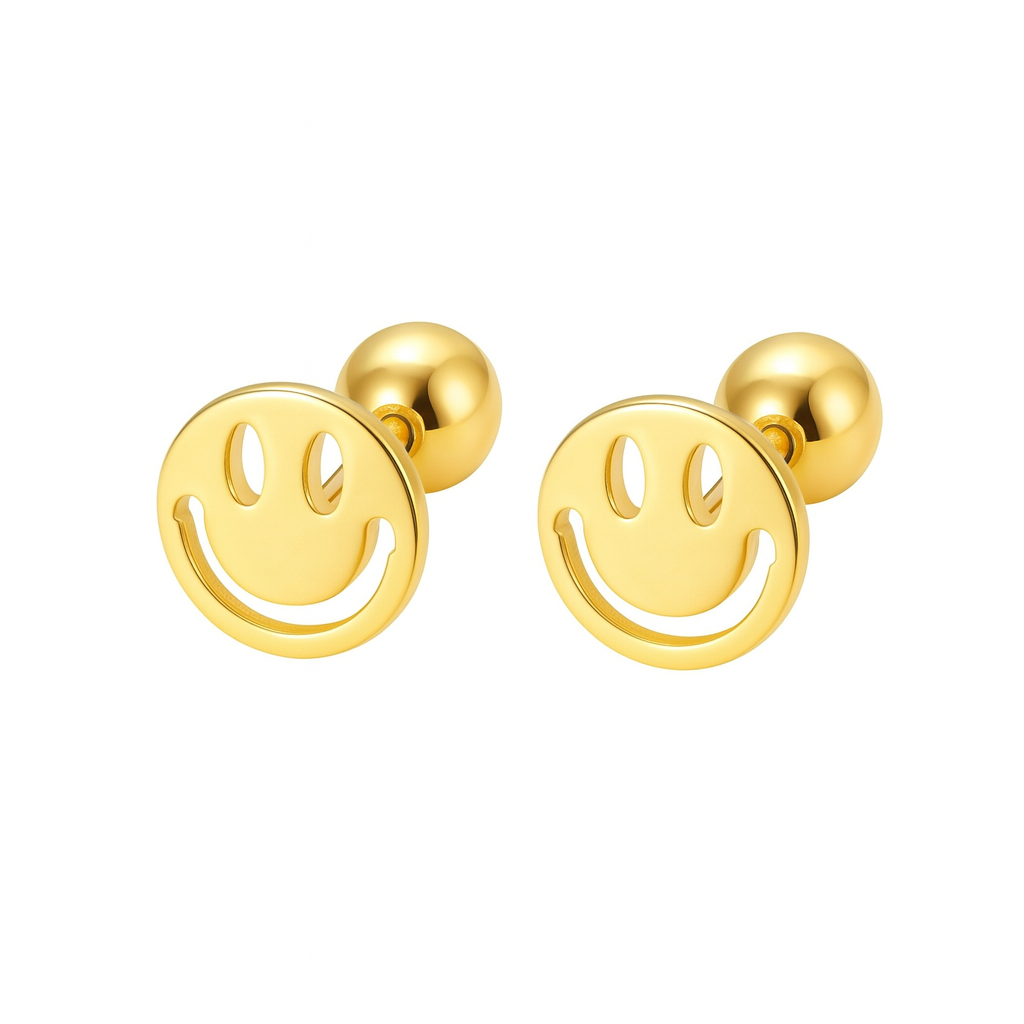 Studs de carita feliz - Acero de Titanio