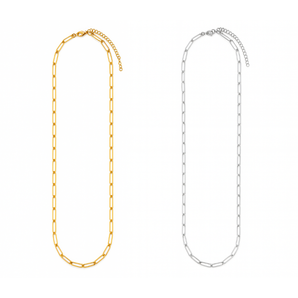 Cadena Paperclip 80 cm