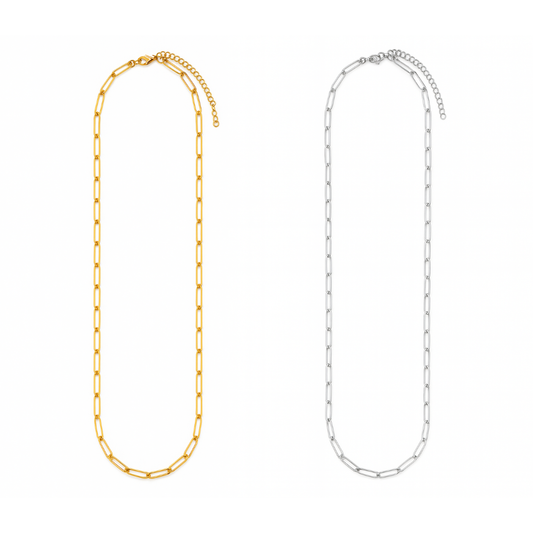 Cadena Paperclip 80 cm