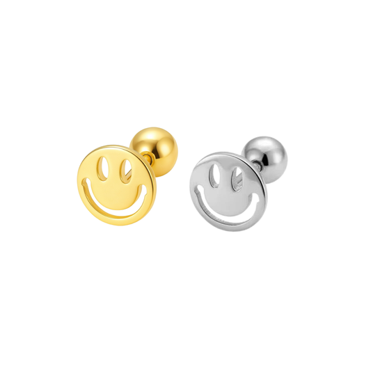 Studs de carita feliz - Acero de Titanio