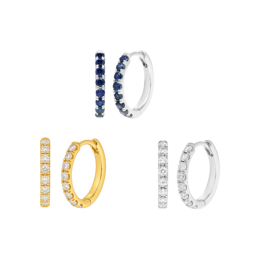 Argollita con circones de color