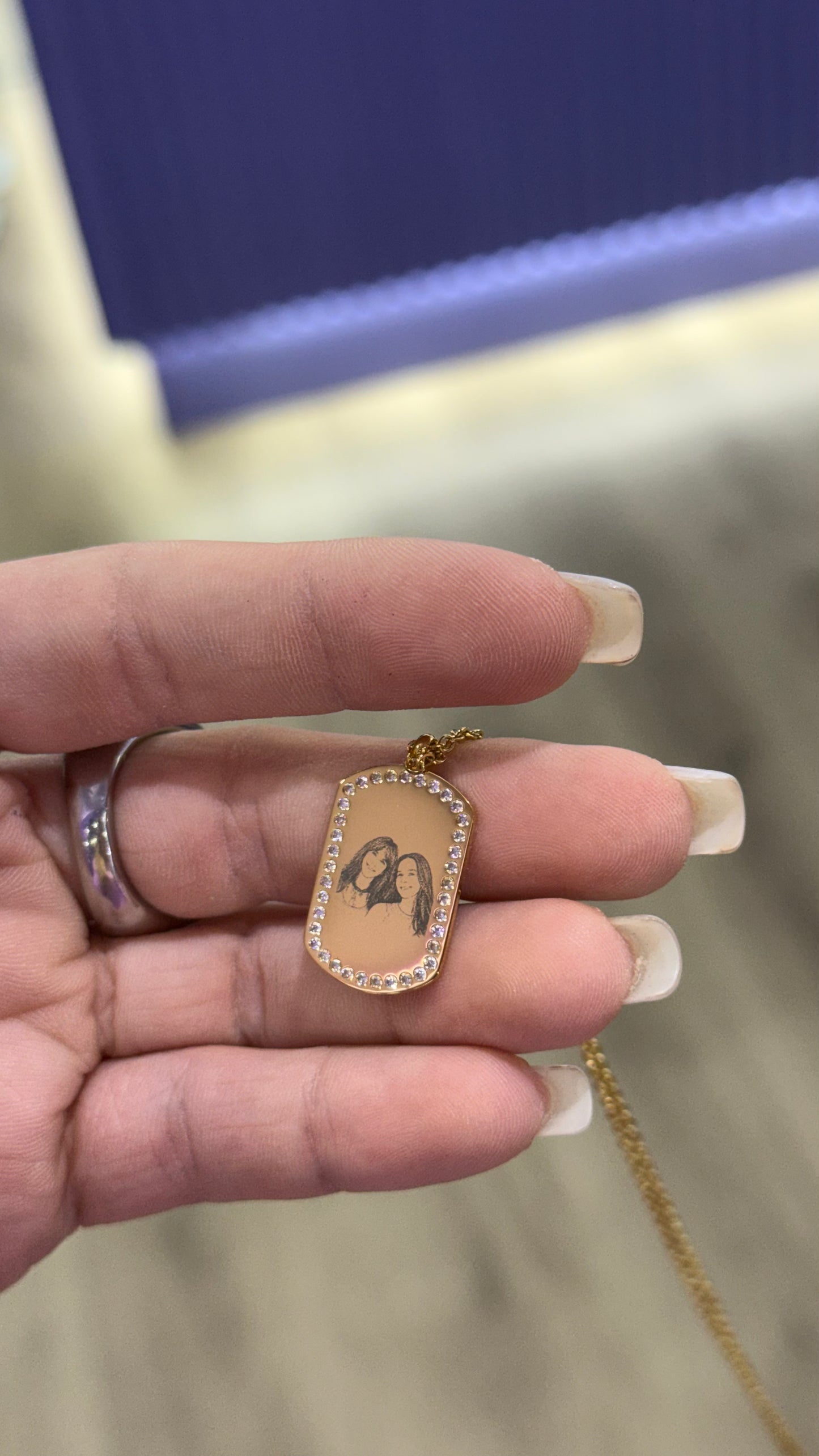 Placa rectangular para personalizar con láser