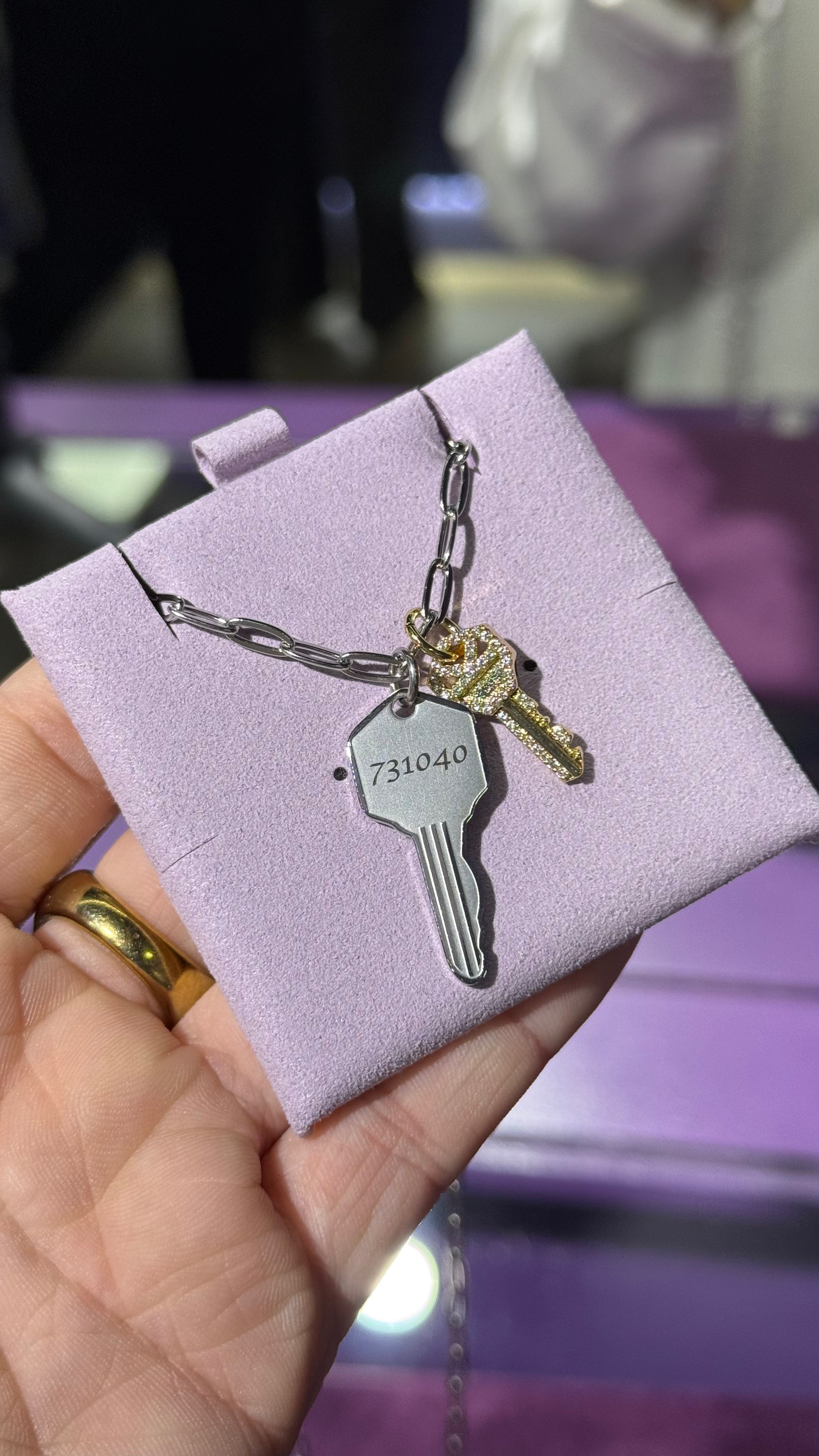 Collar de llave para personalizar