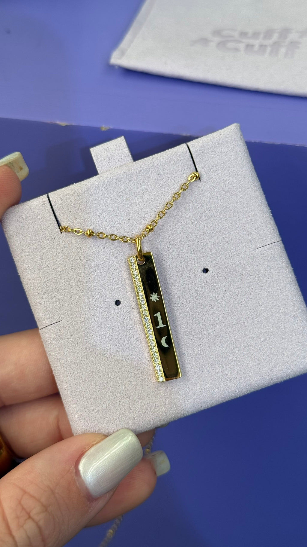 Placa rectangular vertical para personalizar con láser