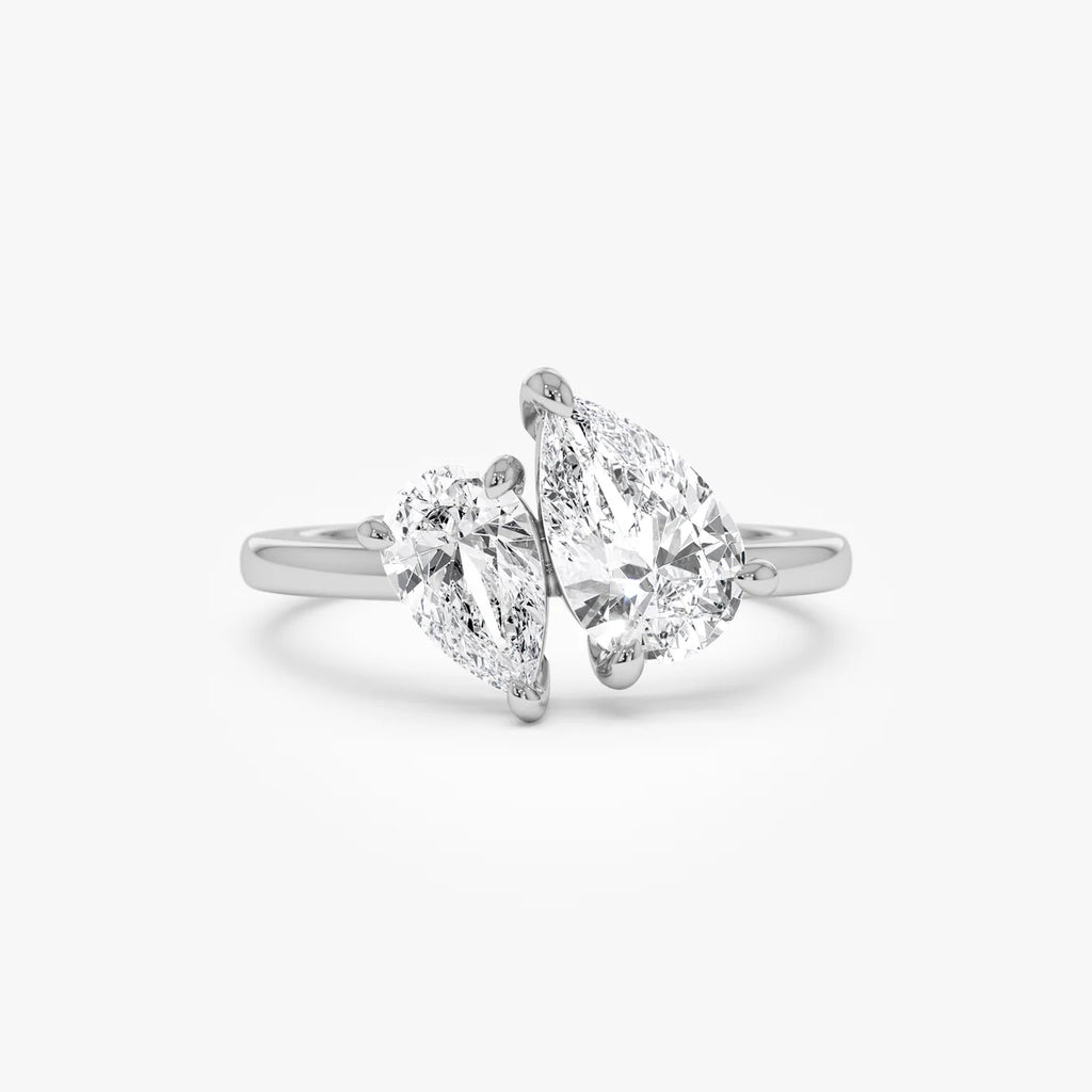 Anillo Dualidad - baño de plata