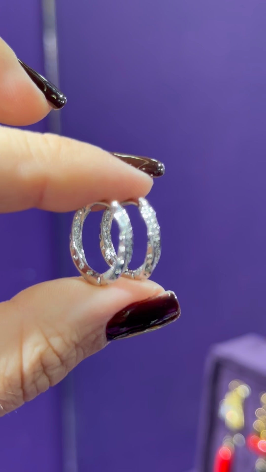 Star hoops - Plata de ley 925