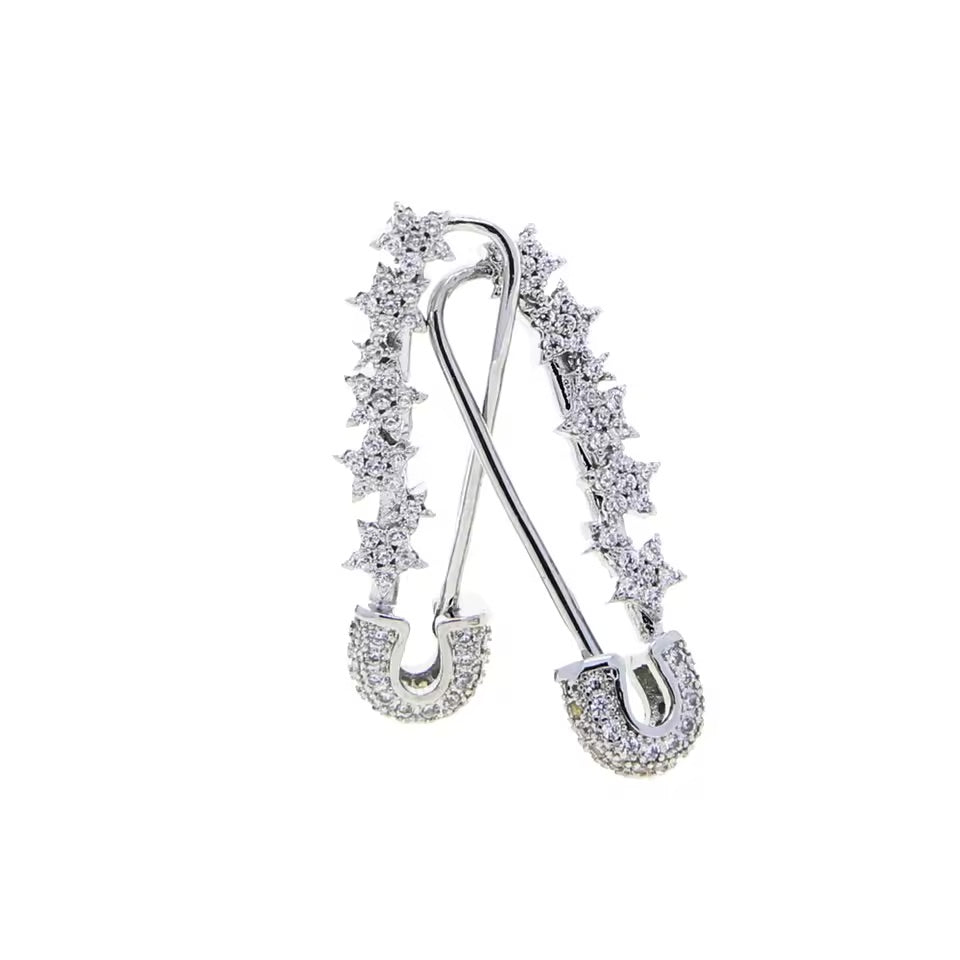 Stars clip - Plata de ley 925