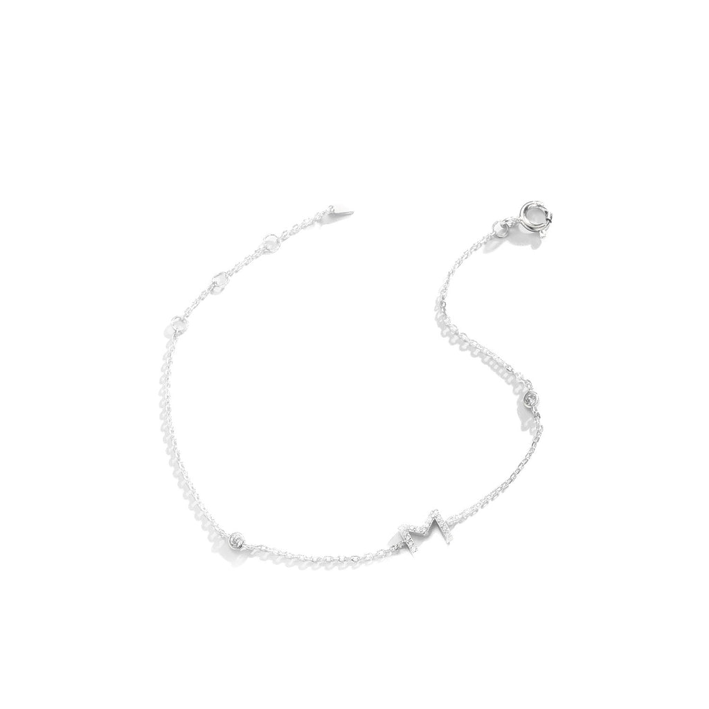 Pulsera de inicial plata 925
