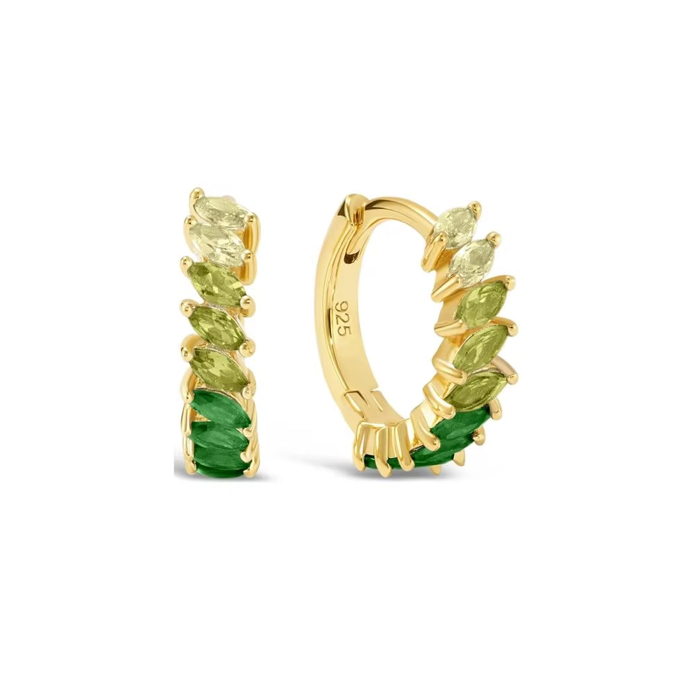 Argollas Rainbow Cuff - Plata 925