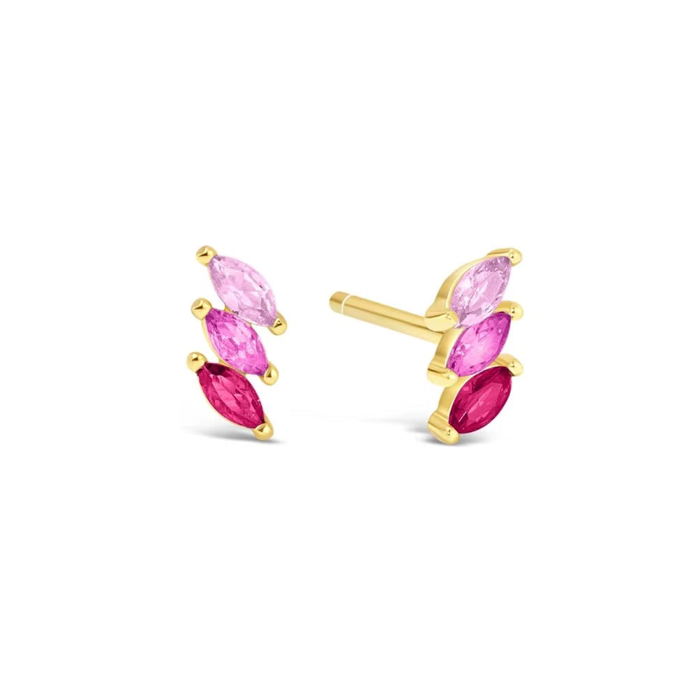 Stud Rainbow Cuff - Plata 925