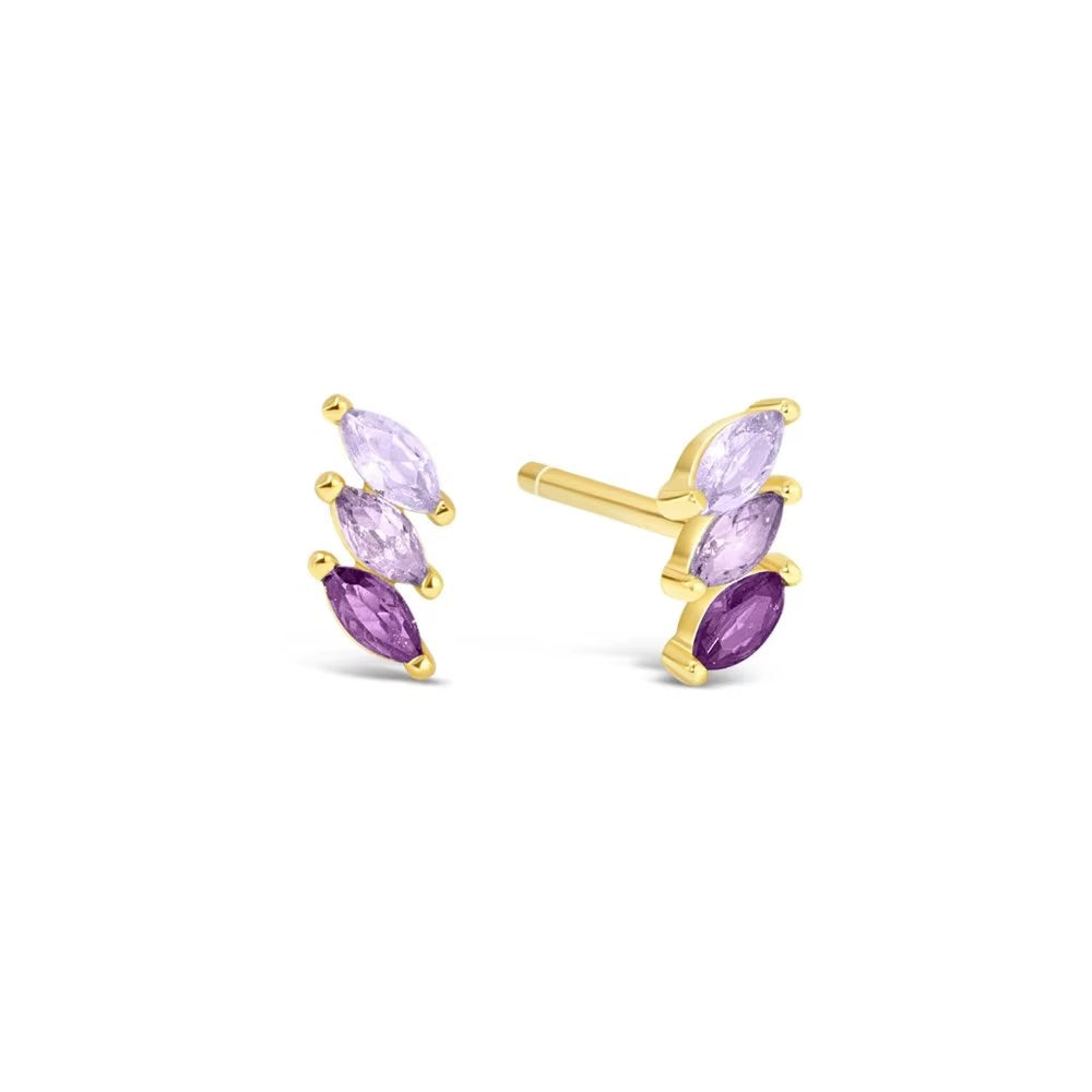 Stud Rainbow Cuff - Plata 925