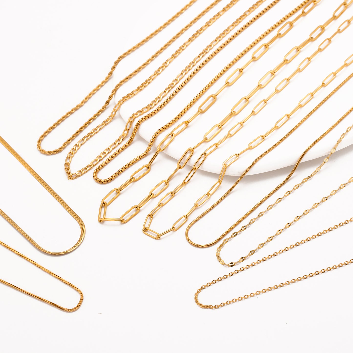 Cadena Paperclip 80 cm