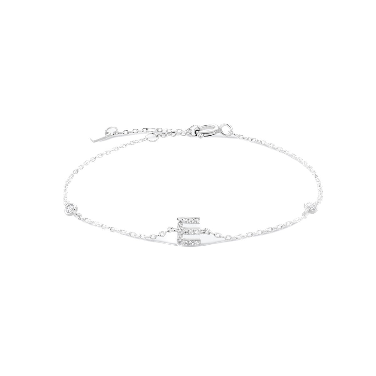 Pulsera de inicial plata 925