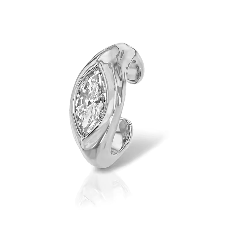 Ear cuff Gota de Luz - PLATA 925