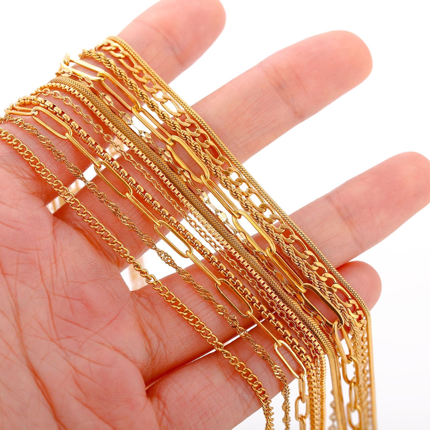 Cadena Paperclip 80 cm