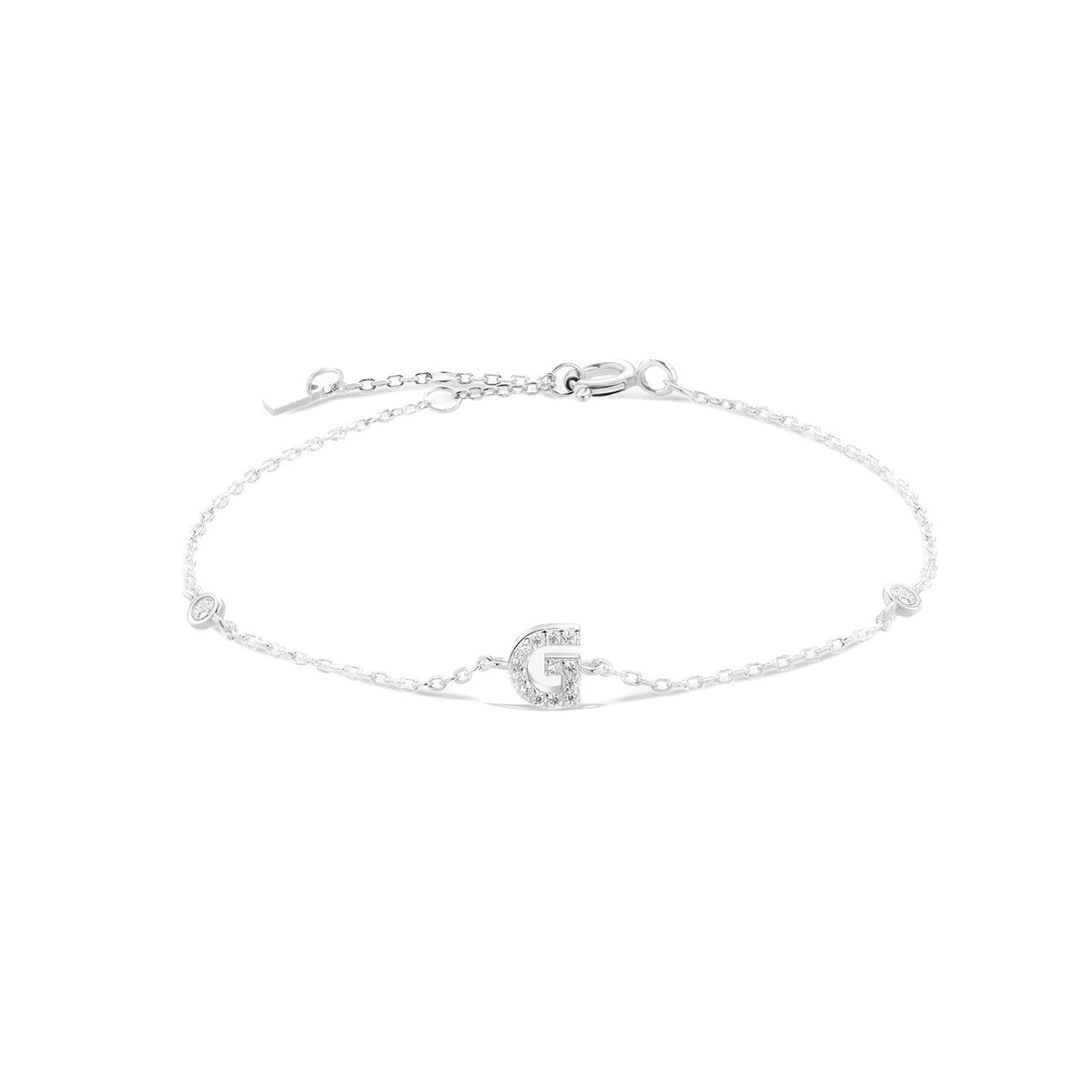 Pulsera de inicial plata 925