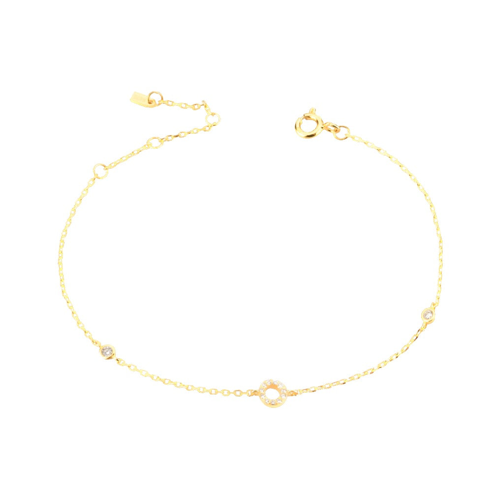 Pulsera de inicial plata 925