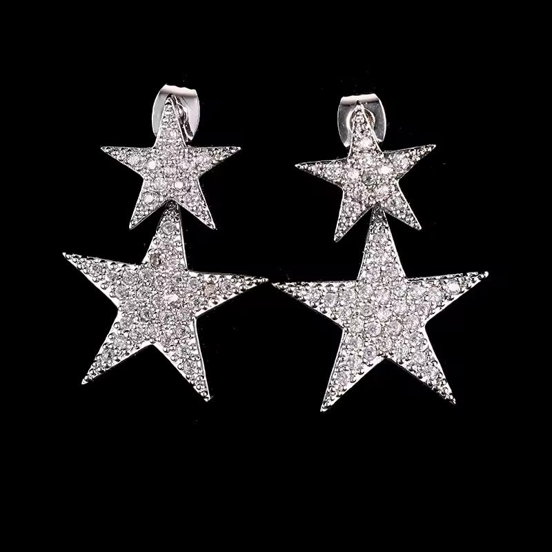 Zarcillos Isabella - Doble estrella