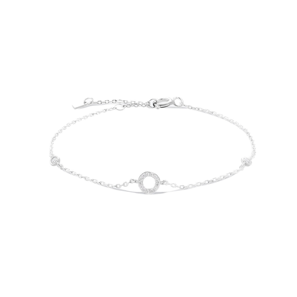 Pulsera de inicial plata 925